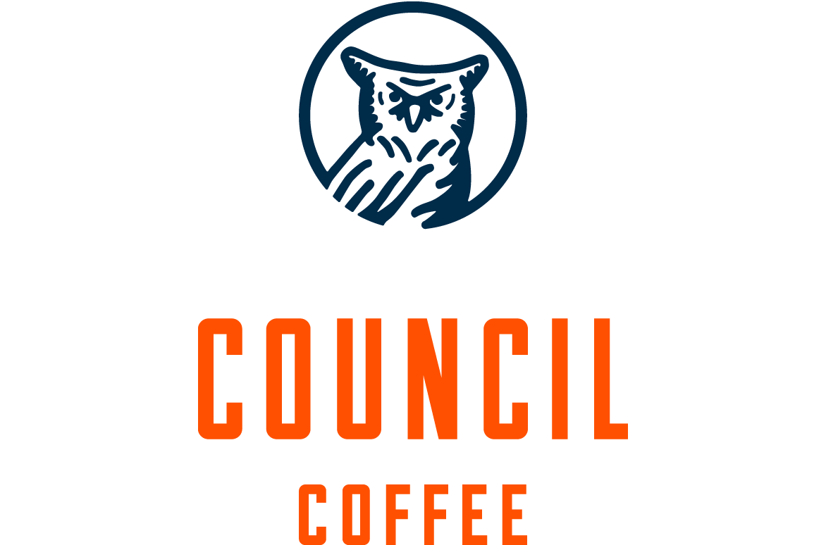 Council Coffee logo stacked