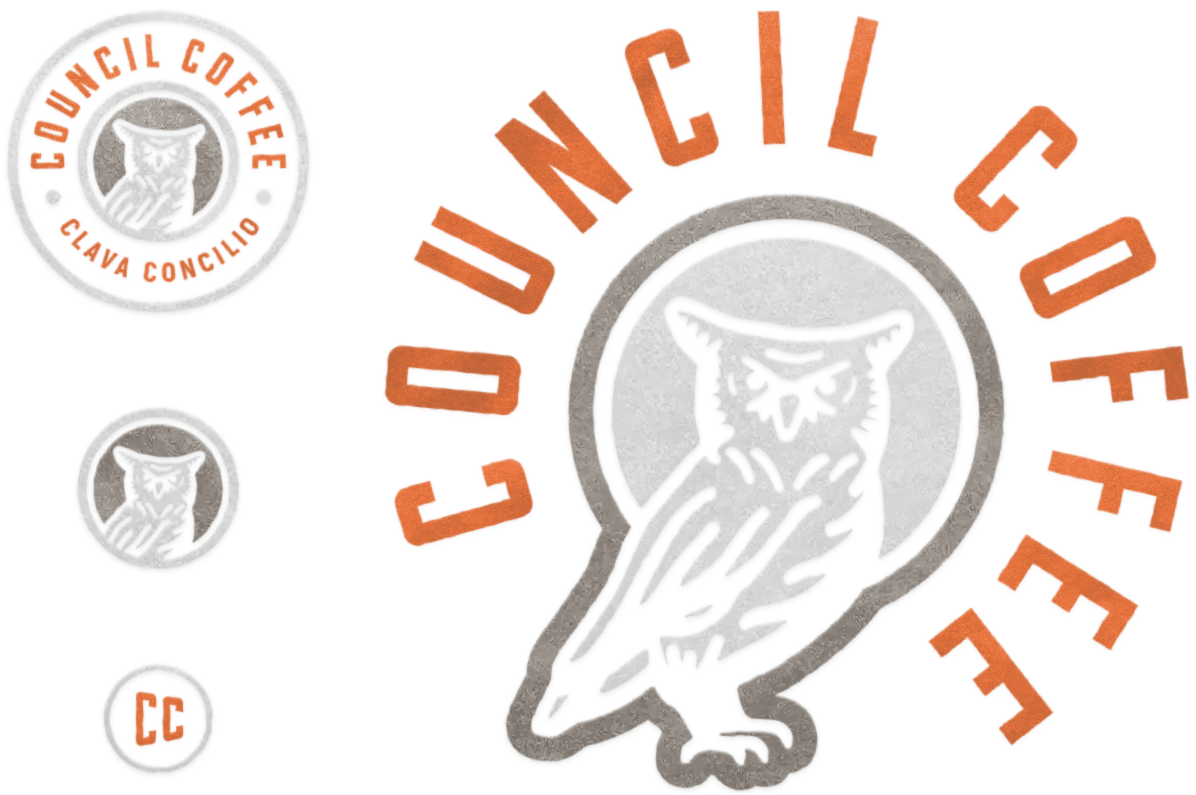 Council Coffee crest, badges, and icons