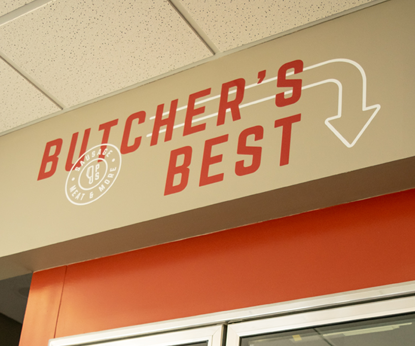 Premium Sausage: Butcher's Best Wall Decal