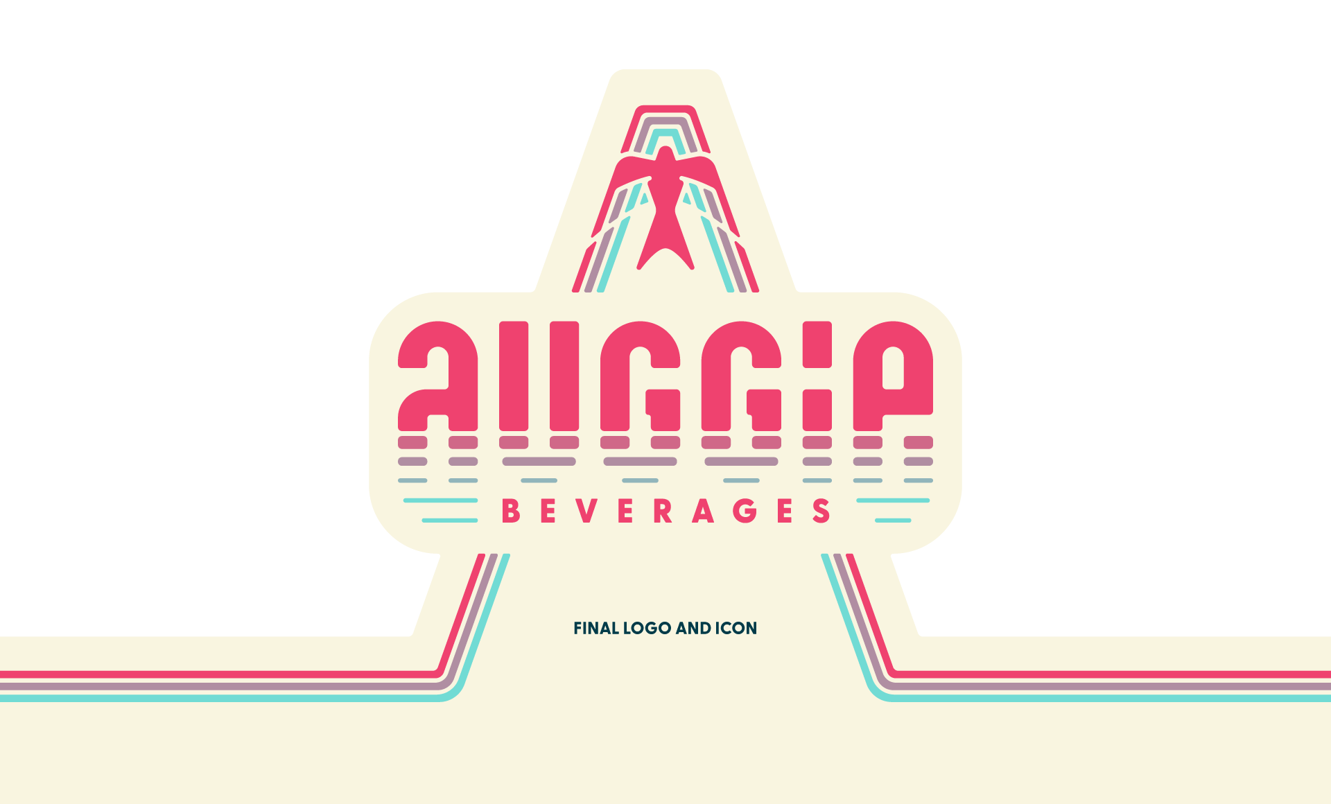 Auggie Beverages final logo and icon lockup