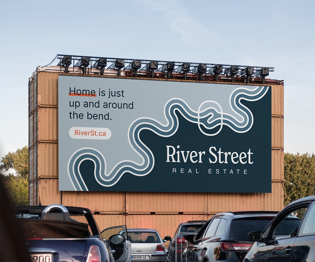 River Street Real Estate billboard