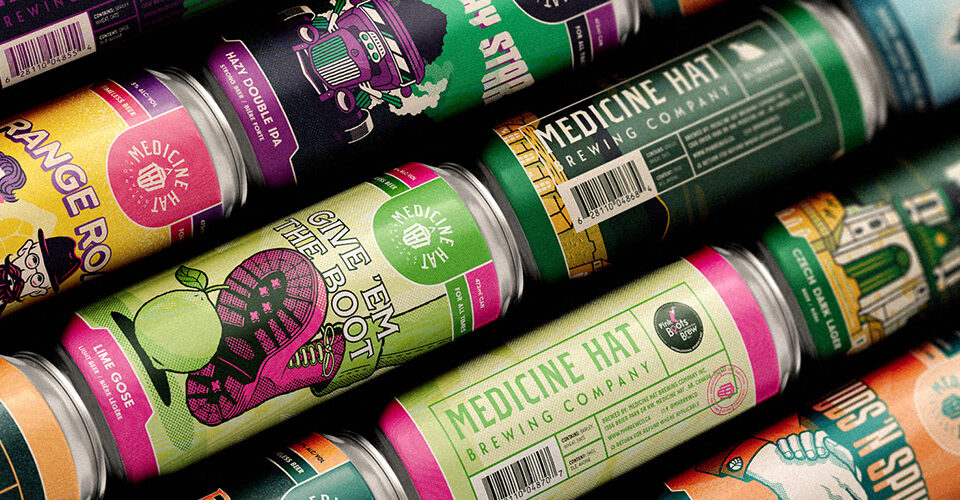 Medicine Hat Brewing Company Beer Labels