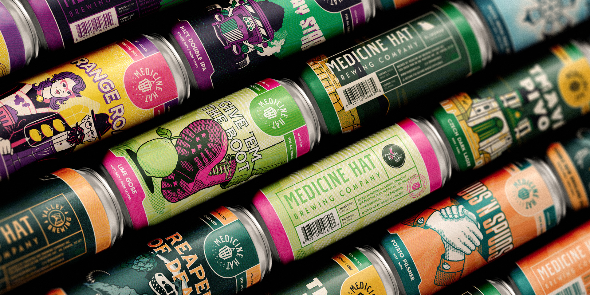 Medicine Hat Brewing Company Beer Cans
