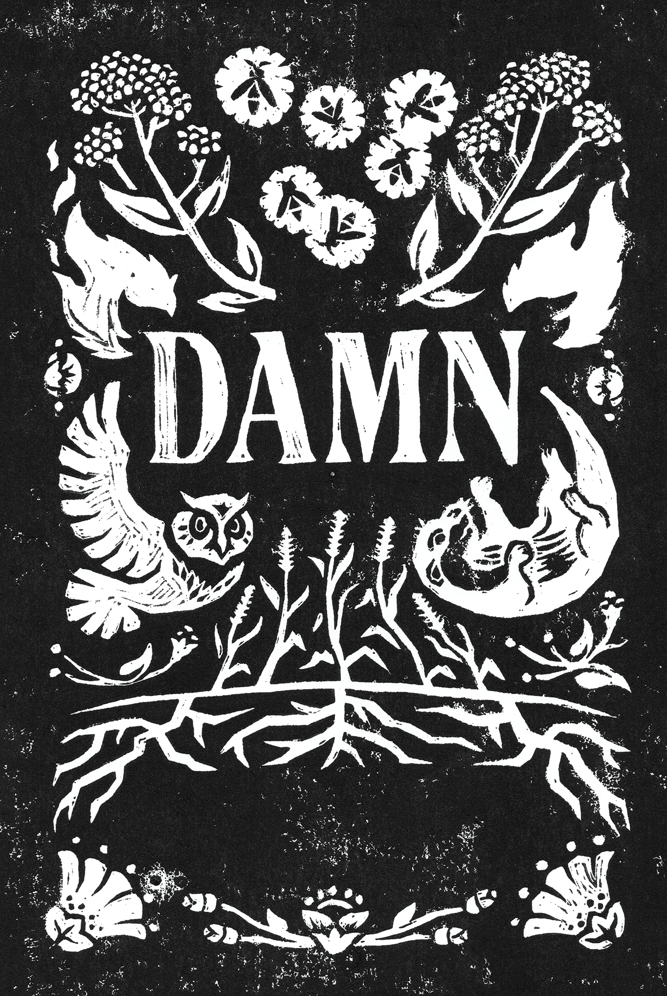 Animation of The Damn Rules Cover artwork being developed