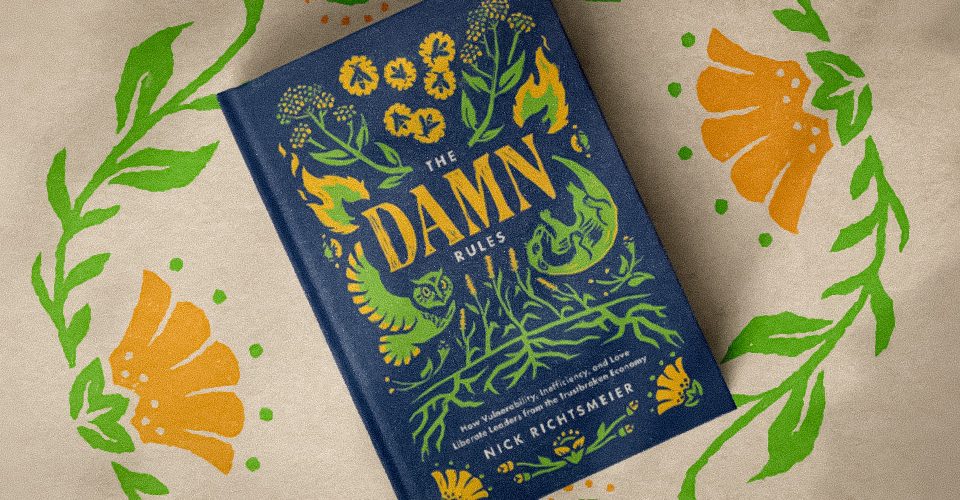 The Damn Rules, by Nick Richtsmeier, book cover design